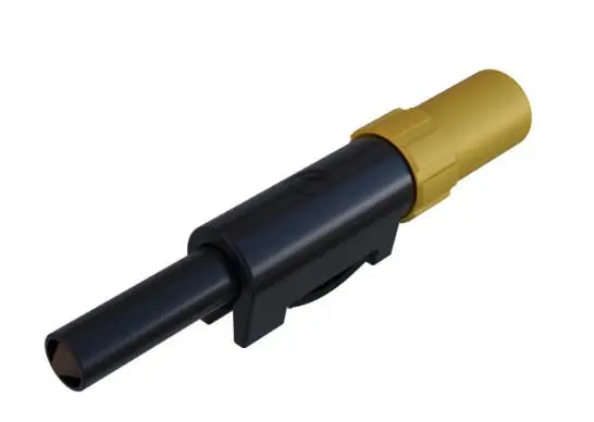 Produktfoto 1 von Hirschmann Test & Measurement 4 mm Stecker Gelb Bananenstecker, Kontakt Nickel, 60 V Lot
