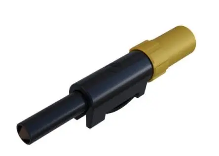 Produktfoto 1 von Hirschmann Test & Measurement 4 mm Stecker Gelb Bananenstecker, Kontakt Nickel, 60V dc 16A Lot