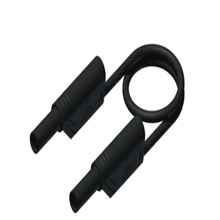 Produktfoto 1 von Hirschmann Test & Measurement Prüfspitze 32A Buchse / Stecker, Gelb Polyvinylchlorid-isoliert 25 cm, 1000 V