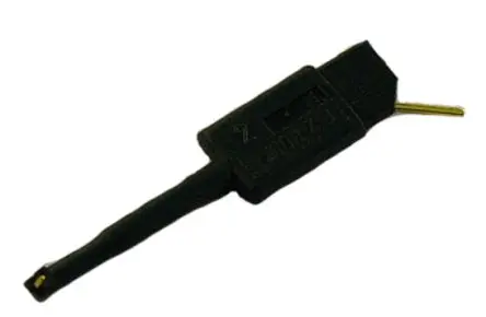 Produktfoto 1 von Hirschmann Test & Measurement Hakenklemme Schwarz 2.5 mm, 60V dc