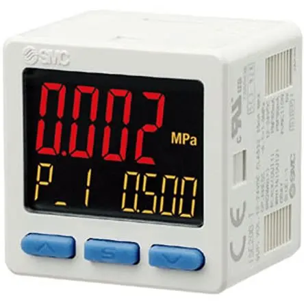 SMC ISE2 Druckschalter -101 kPa 0 kPa 4 to 20 mA, 1 to 5 V