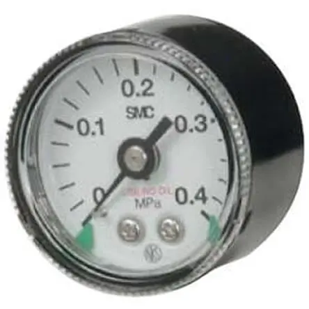 Produktfoto 1 von SMC Stecker, Buchse Manometer 42.5 mm 0 MPa → 0.7 MPa 3 %FS R 1/8 in