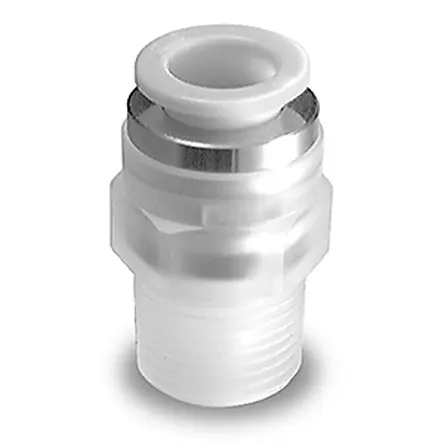 Produktfoto 1 von SMC Push In 8 mm Stecker R 1/8 Zoll R