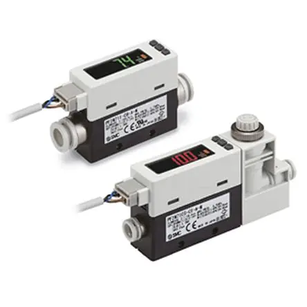 Produktfoto 1 von SMC PF2M7 Durchflussschalter 1l/min → 100l/min Typ Digitaler Durchflussschalter