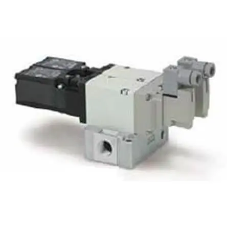 Produktfoto 1 von SMC Interne Vorsteuerung VP500 Magnetventil RC, Luft-betätigt 24V dc
