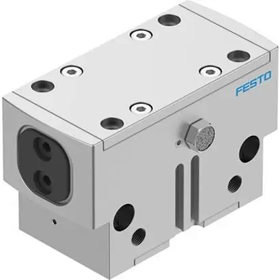 Produktfoto 1 von Festo HGPD Pneumatikgreifer, Doppeltwirkend-Ausführung, 2 Greifarme, Parallel, 8 bar max.