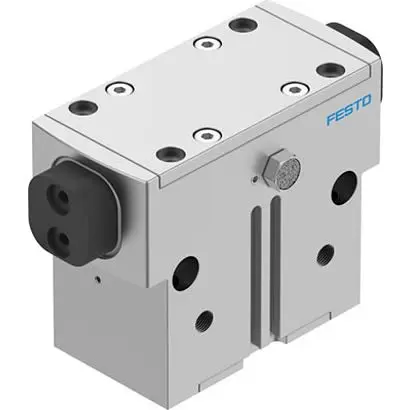 Produktfoto 1 von Festo HGPD Pneumatikgreifer, Doppeltwirkend-Ausführung, 2 Greifarme, Parallel, 8 bar max.