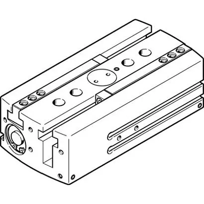 Produktfoto 1 von Festo HGPL Pneumatikgreifer, Doppeltwirkend-Ausführung, 2 Greifarme, Parallel, 8 bar max. M5