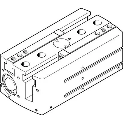 Produktfoto 1 von Festo HGPL Pneumatikgreifer, Doppeltwirkend-Ausführung, 2 Greifarme, Parallel, 8 bar max.