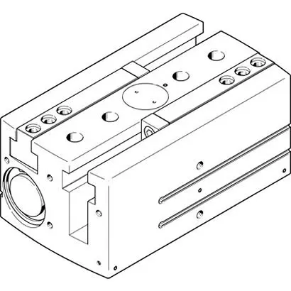 Produktfoto 1 von Festo HGPL Pneumatikgreifer, Doppeltwirkend-Ausführung, 2 Greifarme, Parallel, 8 bar max.