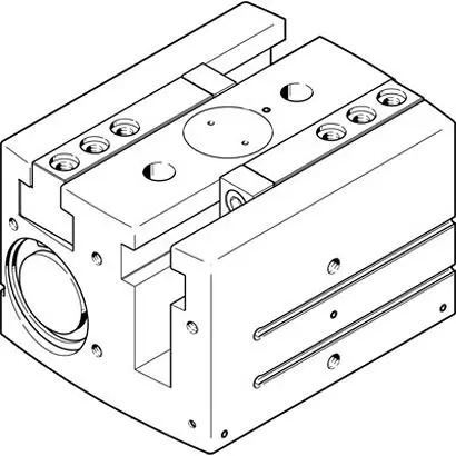 Produktfoto 1 von Festo HGPL Pneumatikgreifer, Doppeltwirkend-Ausführung, 2 Greifarme, Parallel, 8 bar max.
