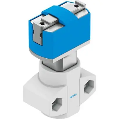 Produktfoto 1 von Festo HGPM Pneumatikgreifer, Einfachwirkend-Ausführung, 2 Greifarme, Parallel, 8 bar max.