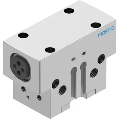 Produktfoto 1 von Festo HGPD Pneumatikgreifer, Doppeltwirkend-Ausführung, 2 Greifarme, Parallel, 8 bar max.