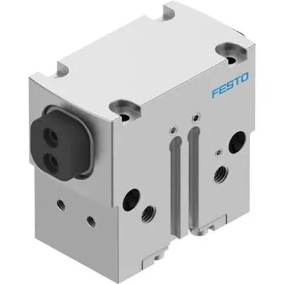 Produktfoto 1 von Festo HGPD Pneumatikgreifer, Doppeltwirkend-Ausführung, 2 Greifarme, Parallel, 8 bar max.