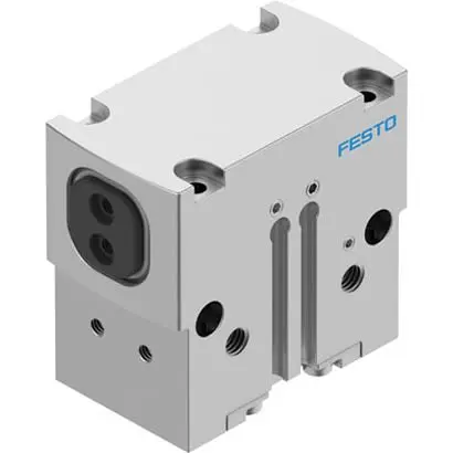 Produktfoto 1 von Festo HGPD Pneumatikgreifer, Doppeltwirkend-Ausführung, 2 Greifarme, Parallel, 8 bar max.