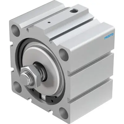 Produktfoto 1 von Festo AEVC 188307 Pneumatik-Kompaktzylinder 25 mm Einfachwirkend, Bohrung Ø 80 mm, bis 10 bar