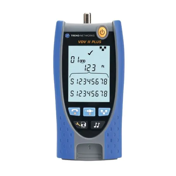 Produktfoto 1 von TREND Networks R158008 Netzwerktester Tonsignal, Kabelprüfgerät, RJ11, RJ45, Koaxial VDV II Plus, RJ12 Typ F
