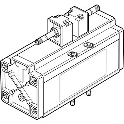 Produktfoto 1 von Festo MDH 14547 Pneumatik-Magnetventil 5/3 Exhausted G3/4, Elektrisch-betätigt