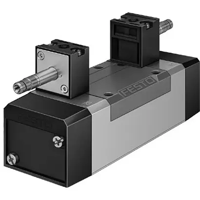 Festo MN1H 159709 Pneumatik-Magnetspule / pilotgesteuertes Steuerventil 5/3-Way, Pressurised, Elektrisch-betätigt