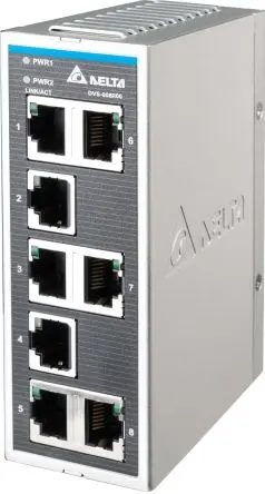 Produktfoto 1 von Delta Electronics Ethernet-Switch 8-Port Unmanaged 1.6Gbit/s