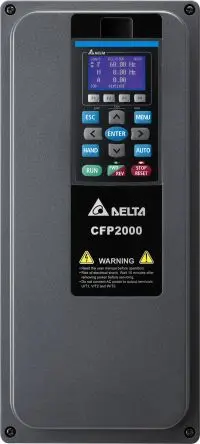 Produktfoto 1 von Delta Electronics CFP2000 3-Phasen Antrieb mit regelbarer Drehzahl 2.2 kW 400V ac 5.5 A 599Hz