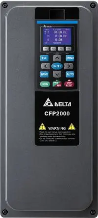 Produktfoto 1 von Delta Electronics CFP2000 3-Phasen Antrieb mit regelbarer Drehzahl 4 kW 400V ac 10.5 A 599Hz