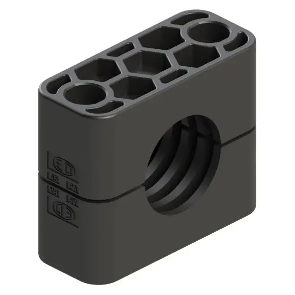 Produktfoto 1 von Parker Hydraulikleitungsklemme für Rohraußen-ø 25 mm Außen-ø , 33 mm Klemmenabstand