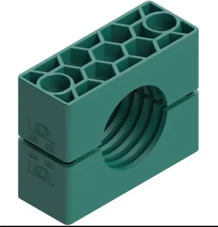 Produktfoto 1 von Parker Hydraulikleitungsklemme für Rohraußen-ø 28 mm Außen-ø , 45 mm Klemmenabstand