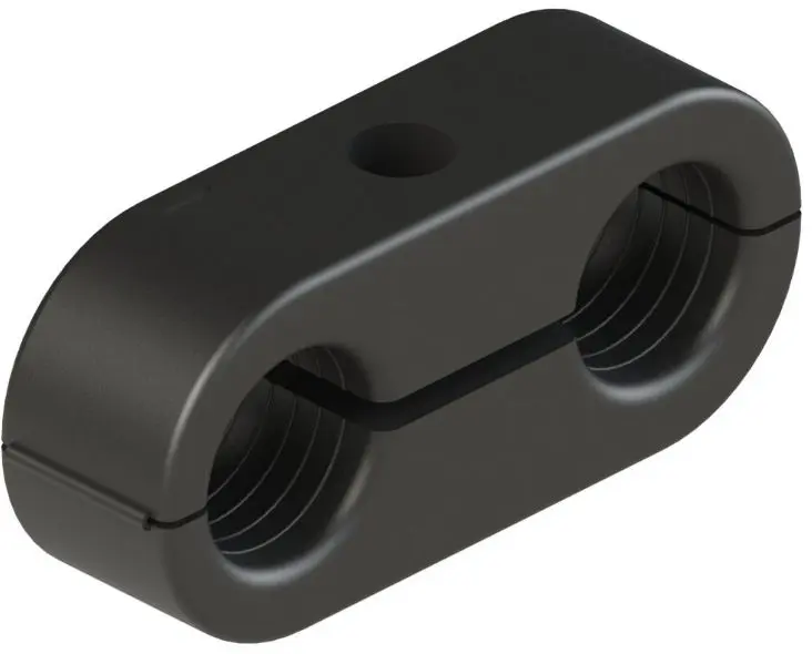 Produktfoto 1 von Parker Hydraulikleitungsklemme für Rohraußen-ø 12 mm Außen-ø , 22 mm Klemmenabstand