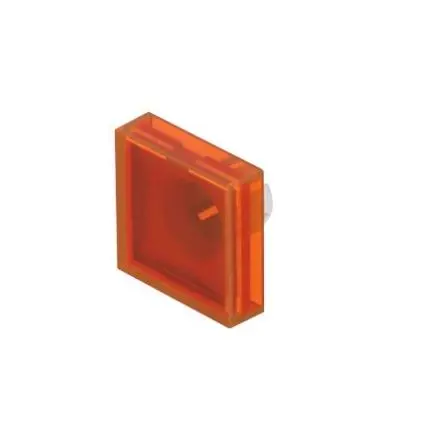 Produktfoto 1 von EAO Lampenlinse, Orange, Flach, L.=18 mm