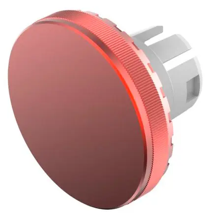 Produktfoto 1 von EAO Lampenlinse, Rot ø 19.7 mm, Flach