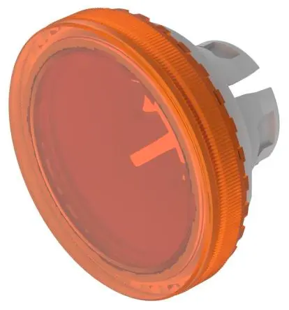 Produktfoto 1 von EAO Lampenlinse, Orange ø 19.7 mm, Flach