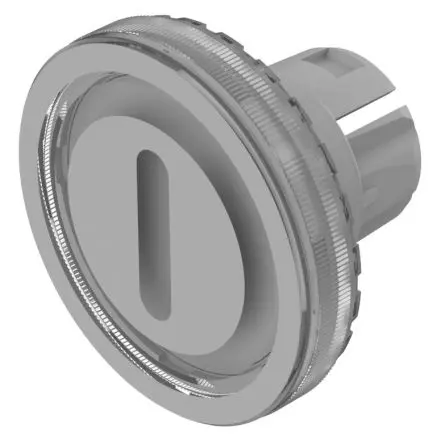 Produktfoto 1 von EAO Lampenlinse, Klar ø 19.7 mm, Flach