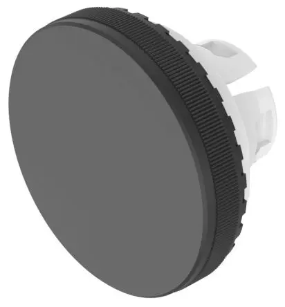 Produktfoto 1 von EAO Lampenlinse, Schwarz ø 19.7 mm, Flach