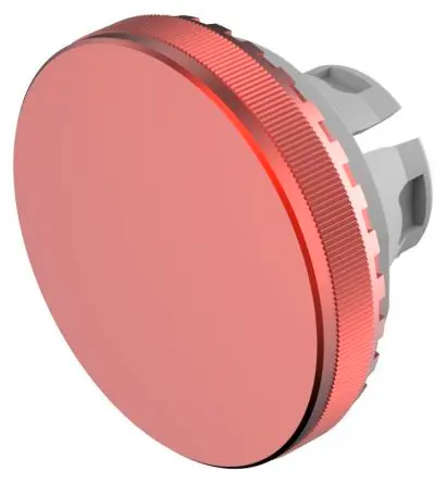 Produktfoto 1 von EAO Lampenlinse, Rot ø 19.7 mm, Flach