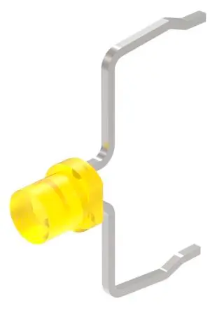 Produktfoto 1 von EAO Leuchtmelder Gelb, 2.9V x 580 nm 600mcd