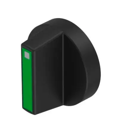 Produktfoto 1 von EAO Drehschalterknopf Schwarz, Grün