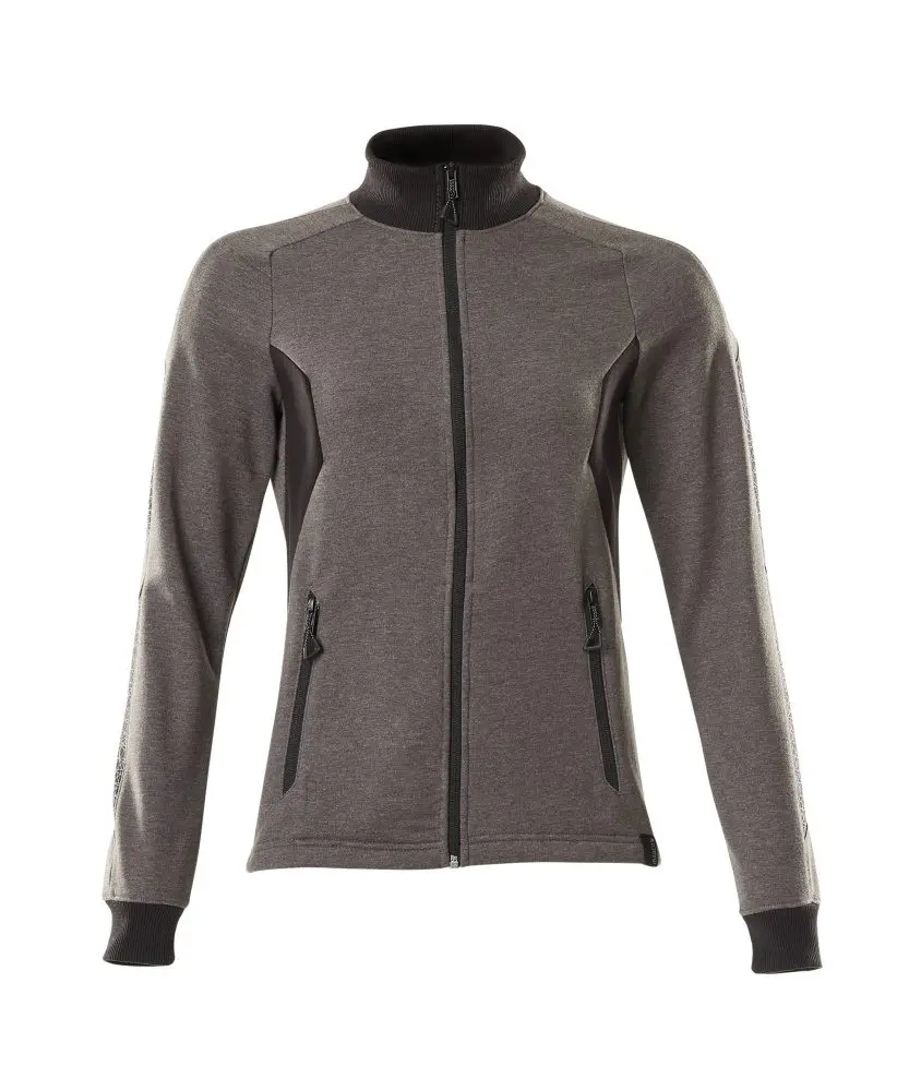 Produktfoto 1 von Mascot Workwear 18494-962 Unisex Sweatshirt, 40 % Polyester, 60 % Baumwolle Anthrazit Reißverschluss, Größe S