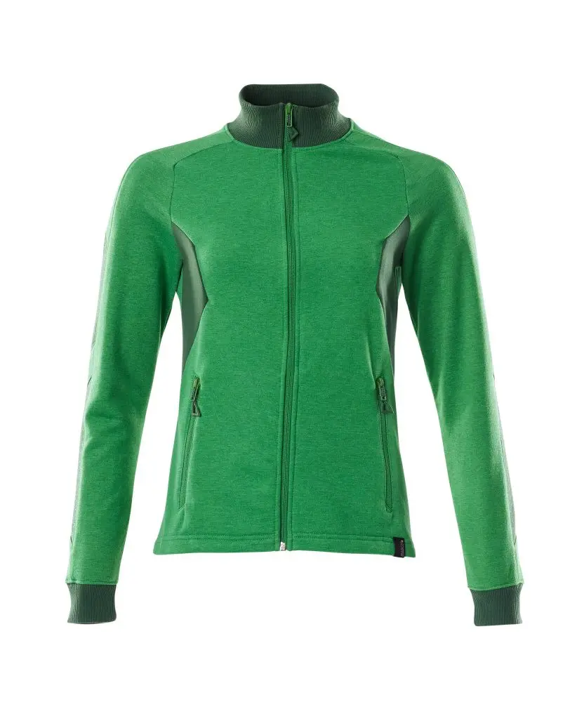Produktfoto 1 von Mascot Workwear 18494-962 Unisex Sweatshirt, 40 % Polyester, 60 % Baumwolle Grün Reißverschluss, Größe M
