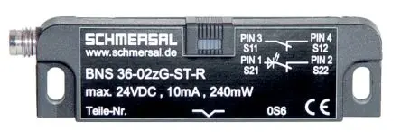 Produktfoto 1 von Schmersal BNS 36 Magnetisch M8 Berührungsloser Sicherheitsschalter 75V dc aus Glasfaserverstärkter Kunststoff, 2, Magnet