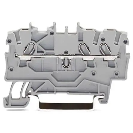 Produktfoto 1 von WAGO 22 (TOPJOB S) Anschlussklemmenblock 1 Grau, 1.5mm², 800V Zugfederklemme