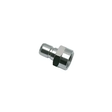Produktfoto 1 von Legris Pneumatische Schnellsteckkupplung, Messing vernickelt 1/4 in