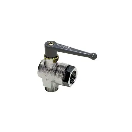 Produktfoto 1 von Legris Kugelventil Mit Gewinde 6 mm Mit Gewinde aus Messing vernickelt BSP
