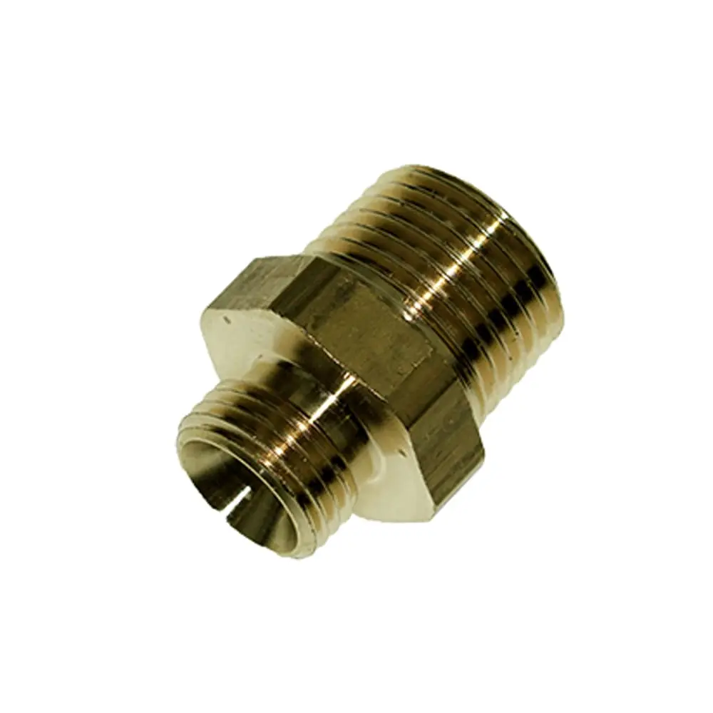 Produktfoto 1 von Legris Pneumatik-Fitting Messing-Rohrfitting Anschlusstück BSPT Quetschanschluss Quetschanschluss 1/2 in Stecker Stecker