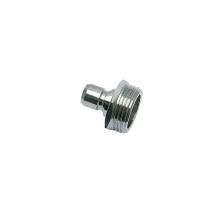 Produktfoto 1 von Legris Pneumatische Schnellsteckkupplung, Messing vernickelt 3/8 in Stecker