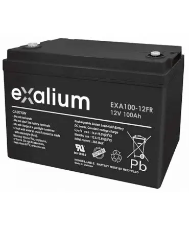 Exalium Exalium Bleiakku, 12 V / 100 Ah, 173mm x 125 mm x 166 mm