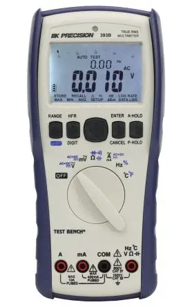 Produktfoto 1 von BK Precision BK393B 390B Digital Digital Multimeter Echteffektivwert, Kontinuierlich, Negativ 1 kV ac / 10 A ac 10 A dc,