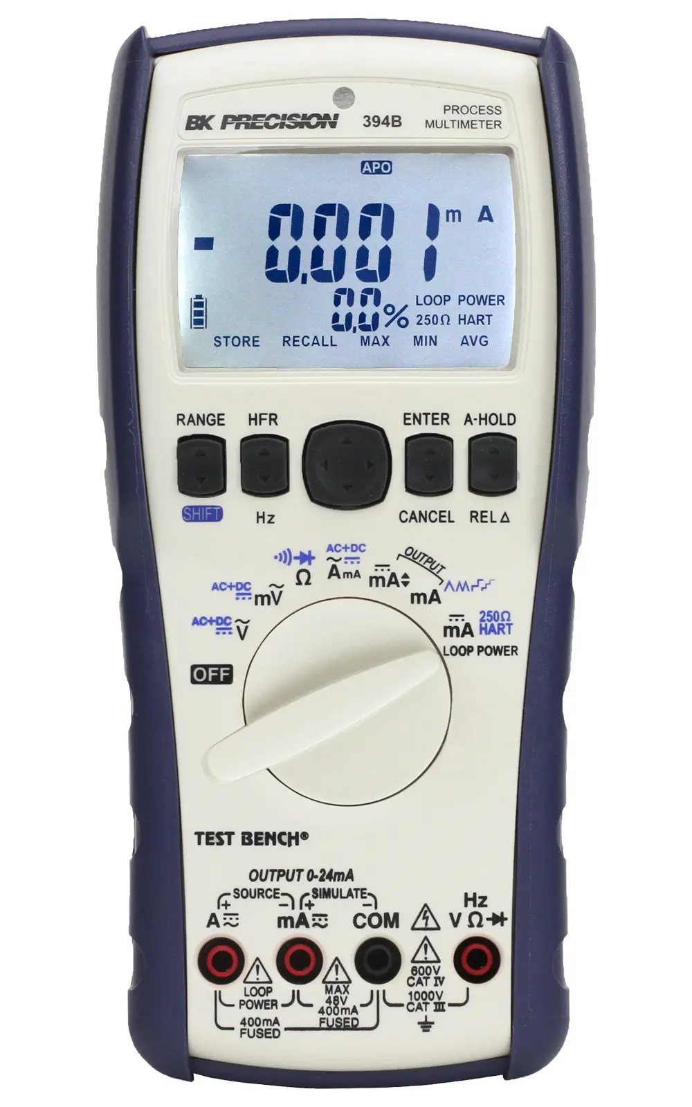 Produktfoto 1 von BK Precision BK394B B&K Precision Corp Digital Digital Multimeter Echteffektivwert, CAT III, CAT IV 1000 V ac / 1 A ac 1