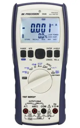Produktfoto 1 von BK Precision BK394B B&K Precision Corp Digital Digital Multimeter Echteffektivwert, CAT III, CAT IV 1 kV ac / 1 A ac 1 A