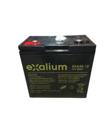 Produktfoto 1 von Exalium Exalium Bleiakku, 12 V / 55.00 Ah, 135mm x 229 mm x 151 mm